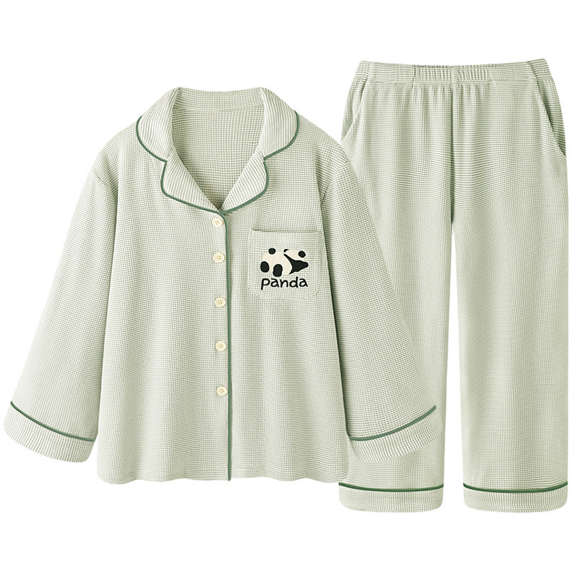 【设计师款】情侣春秋长袖德绒睡衣 pinksea内衣睡衣/家居服套装