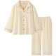 Pinksea couple pajamas spring and autumn pure cotton home clothes