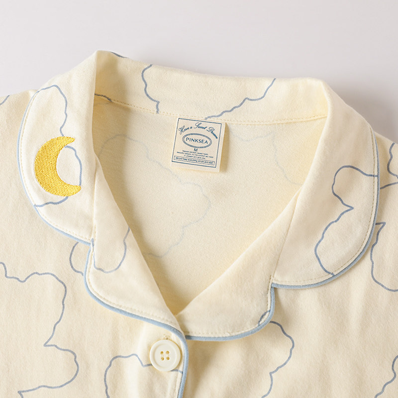 【设计师系列】夏天短袖短裤套装睡衣 pinksea内衣睡衣/家居服套装