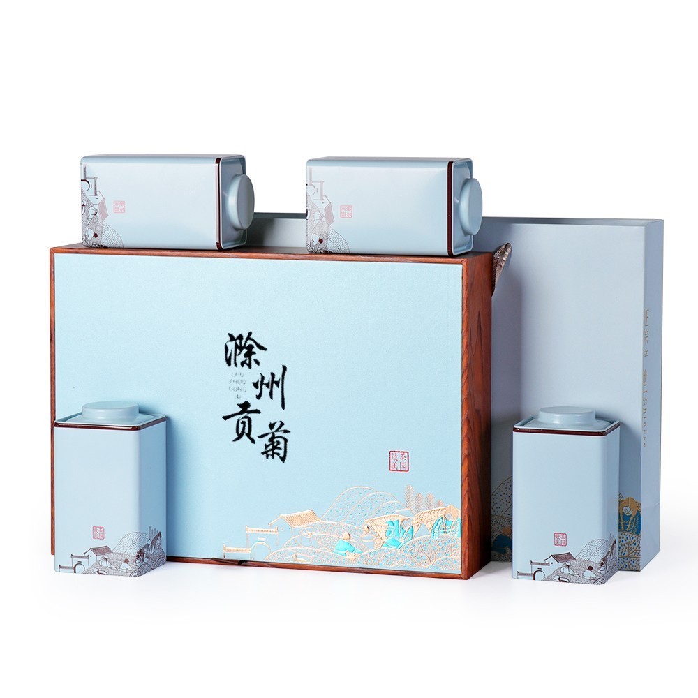 【新花】菊佑滁州贡菊花茶特产高档过年节日送礼盒装滁菊草本茶叶
