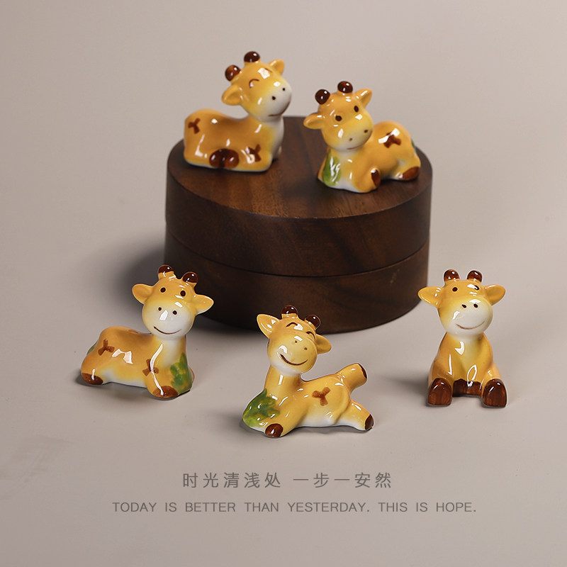 陶瓷卡通小鹿日式筷架可爱小鹿家用小摆件笔托筷枕酒店日料店礼物,淘宝优惠券,粉丝福利购,淘宝优惠卷