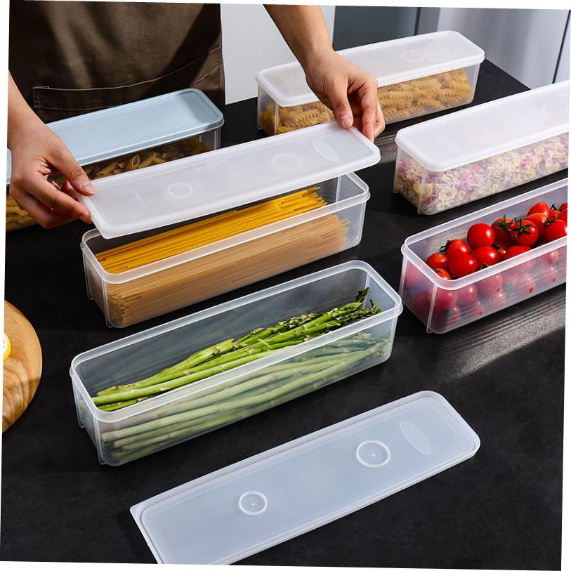 kitchen food container plastic cabinet storage box fridge