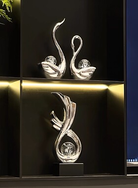 北欧风陶瓷摆件风生水起客厅摆件高级感酒柜电视柜玄关家居装饰品
