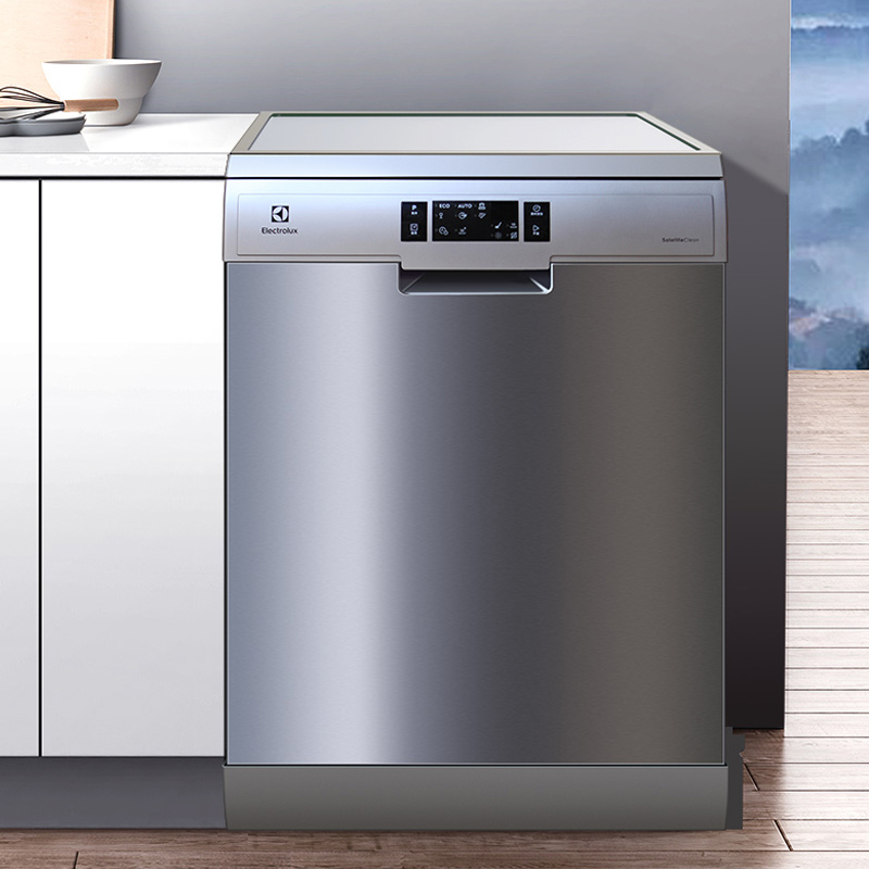 伊莱克斯 洗碗机进口14套家用全自动全独立式式变频 ESF9516LOX - 图0