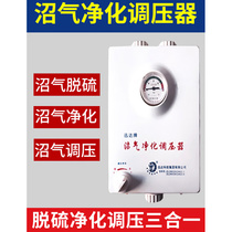 Biogas plant complete equipment Domestic booster pump desulfurization purifier biogas gas-guide pipe gas moisture-off-fire stoves