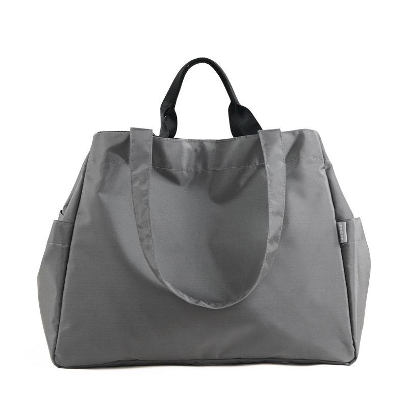 轻便简约女尼龙瑜伽包便携男旅行包 单色芭蕾旅行袋