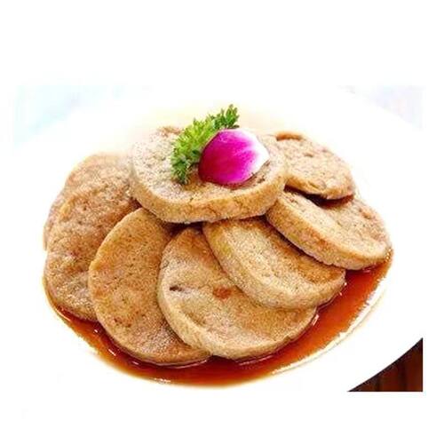 上海特产手工素鸡油炸素鸡片豆制品大豆腐干捆素肉肠半成品批发 - 图2