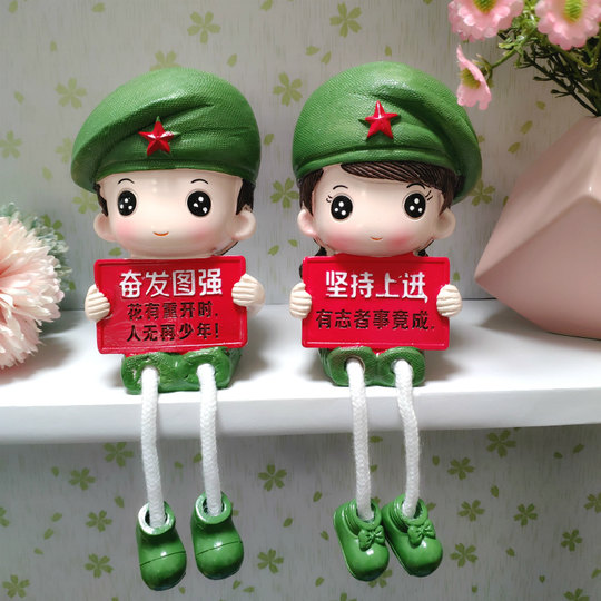 Décoration créative en résine pour une famille de trois personnes