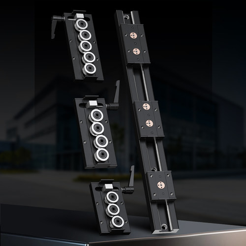 直线导轨 锁紧内置双轴心 SGR15-35滑台摄影滑块高速滑道光轴滑轨 - 图2