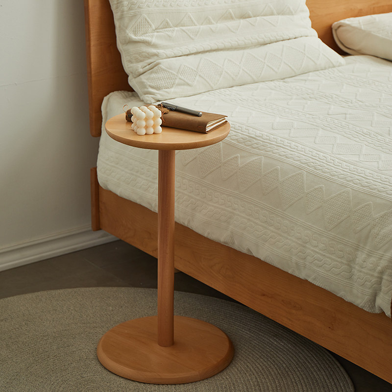 北欧风小户型卧室床头桌迷你小边几现代简约全实木沙发边几床边桌,淘宝优惠券,粉丝福利购,淘宝优惠卷