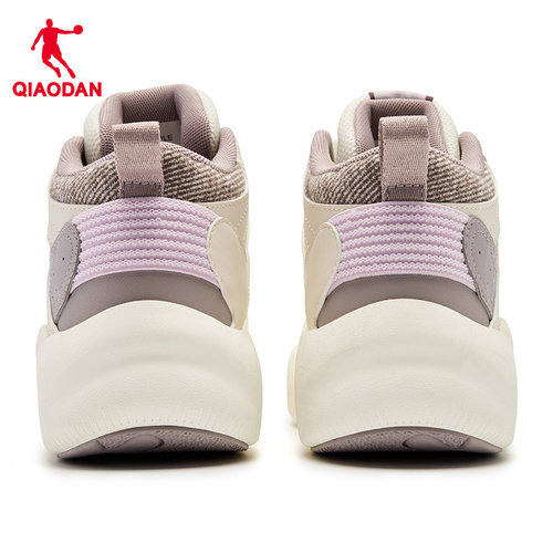 【商场同款】乔丹泡芙鞋女板鞋高帮2025年冬季新款运动鞋休闲百搭 - 图0