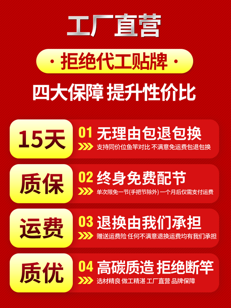 高档东势鲫鱼竿28调19调钓鱼竿长节极细手杆碳素超轻超硬超细台钓 - 图3