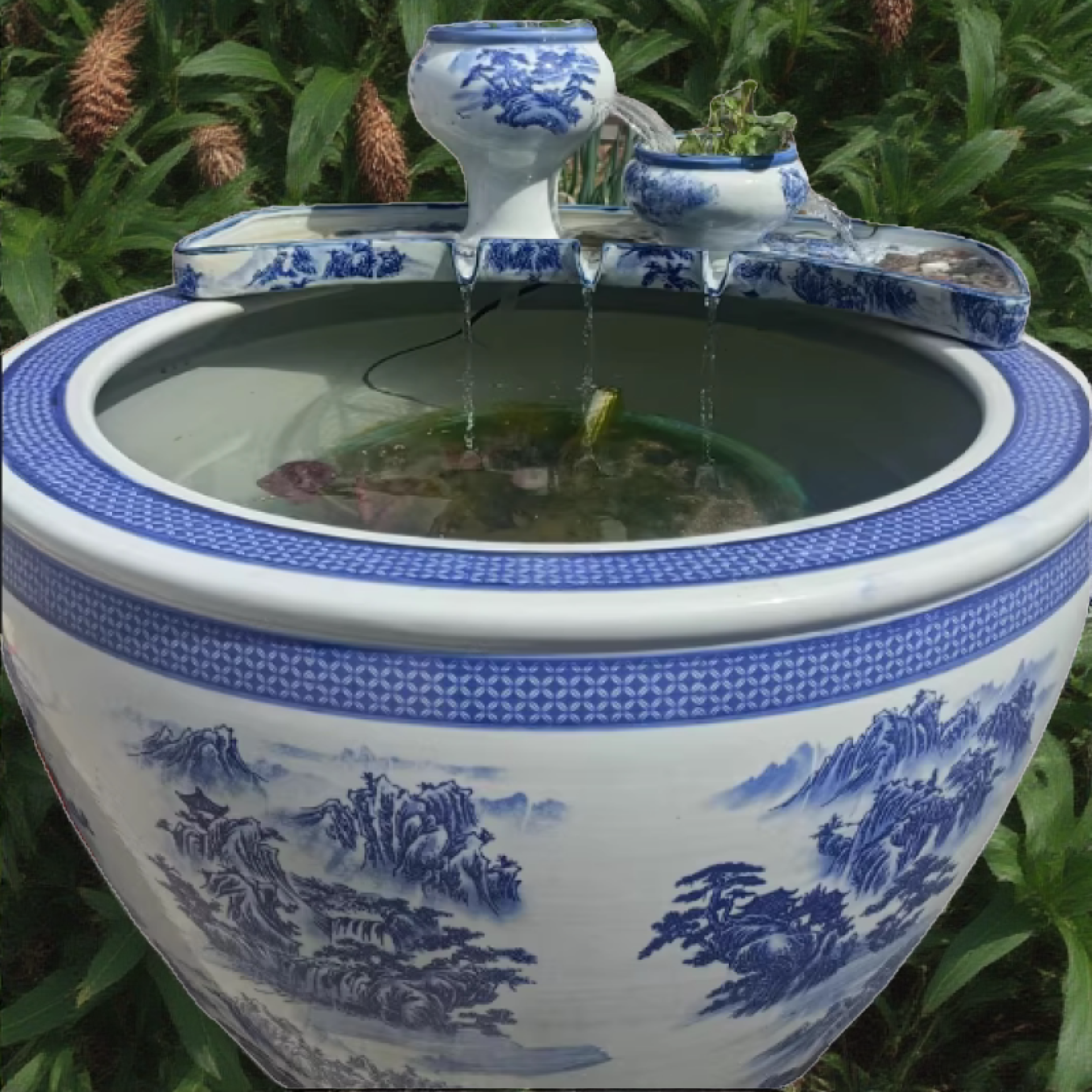 包邮水缸循环过滤器流水瀑布陶瓷摆件古法养鱼缸增氧循环过滤陶罐,淘宝优惠券,粉丝福利购,淘宝优惠卷