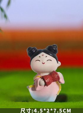 aura pin创意古风糖小梦唐风冰箱贴家居客厅精美小贴纸装饰品