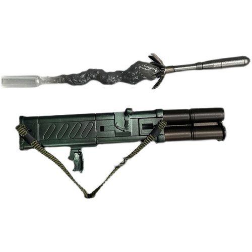 1/12 兵人 6寸 Limtoys 生化危机 里昂 火箭筒模型 - 图0