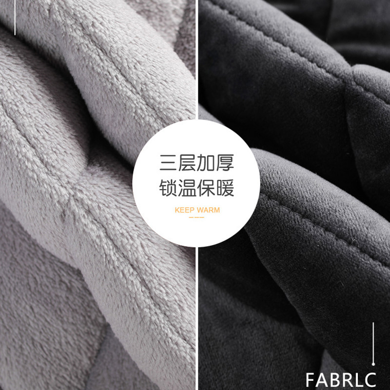 情侣冬季情侣款法兰绒三层夹棉睡衣 辉尔雅睡衣/家居服套装