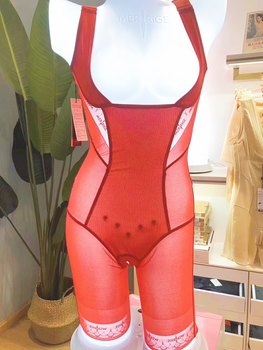 Beauty Trap 5066 Body Shaping Belly Controlling Waist Corset and Chest Shaping Body Shaping Jumpsuit Opening Year of Year Big Red Body Shaping Underwear