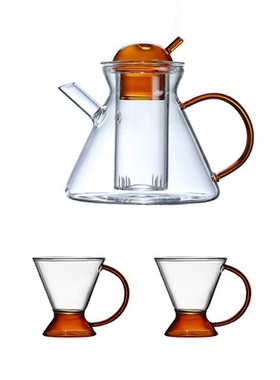 现代轻奢样板间厨房组合软装摆件大理石托盘茶具咖啡豆面包机摆设