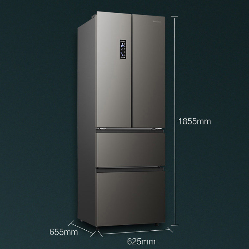 海信bcd-327wnk1dpt法式多门电冰箱 海信瑞羽厨房冰箱