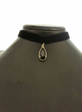 绒带装饰毛衣学生简约项链饰品