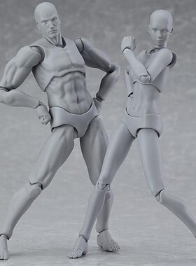 绘画素体 figma 青年版 2.0素体 关节可动 美术素描 手办人偶