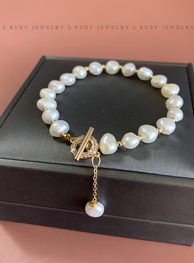 清仓淡水异形珍珠手链