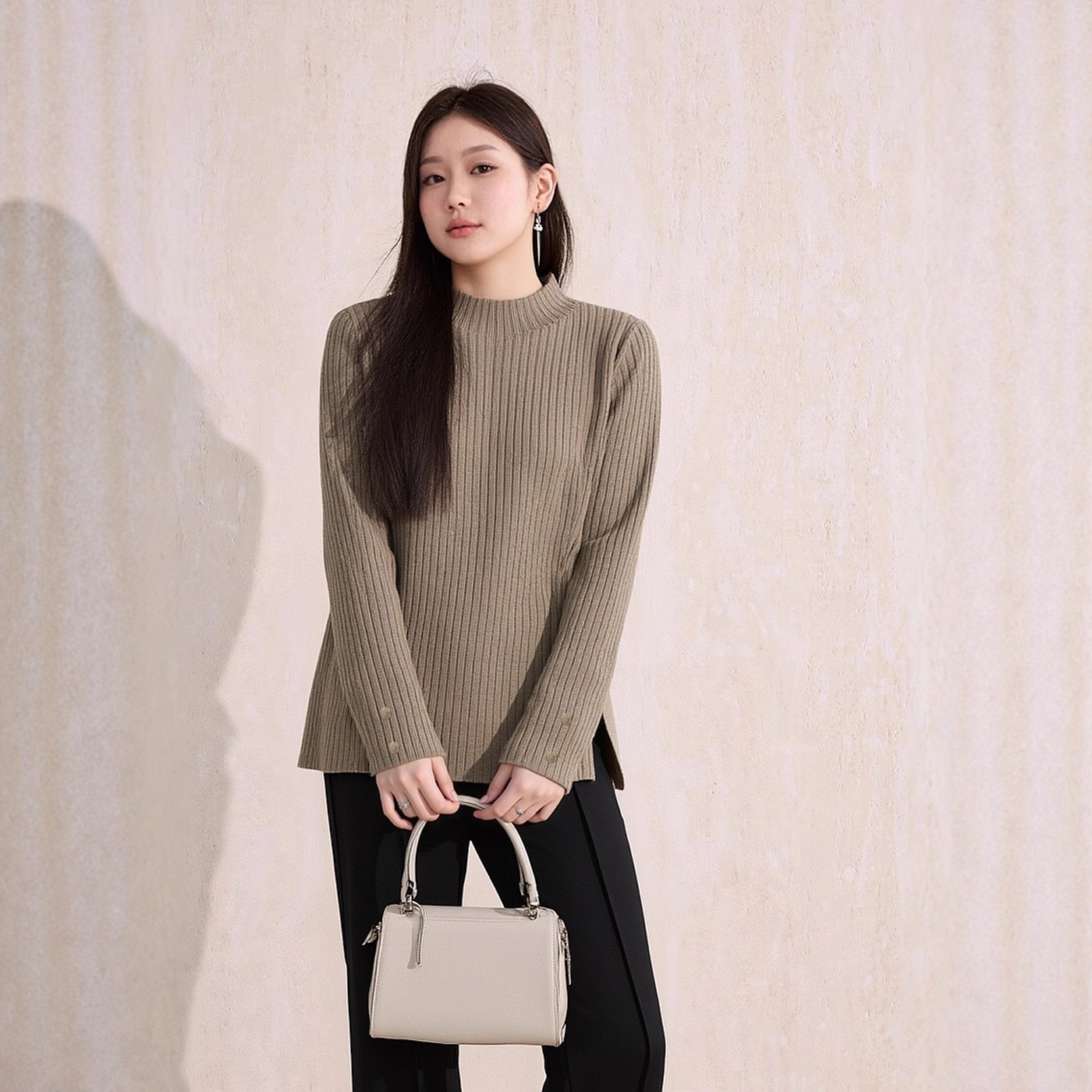 加大码女装外穿半高领不勒脖打底毛衣240斤胖MM宽松百搭喜庆红色,淘宝优惠券,粉丝福利购,淘宝优惠卷