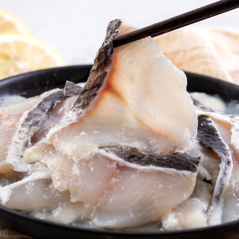 免浆黑鱼片商用半成品酸菜鱼专用火锅食材菜品批发鱼片生新鲜冷冻 - 图0