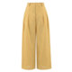 MianCun lazy style pleated pocket high waist wide leg pants summer new thin trousers loose casual pants for women