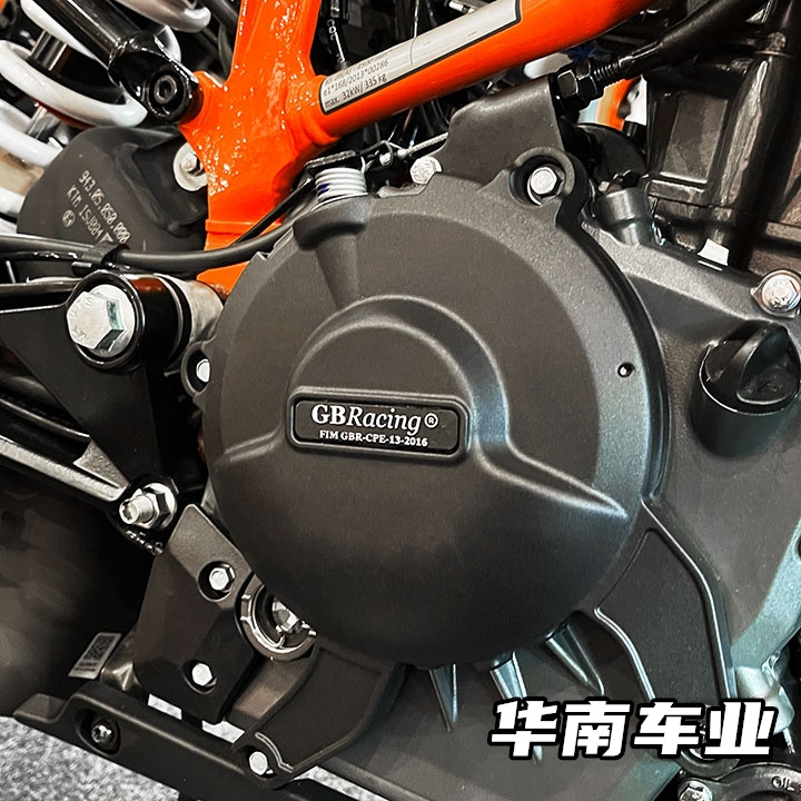 现货英国GBR适用新款KTM RC390改装发动机防摔护盖引擎保护外罩-图2