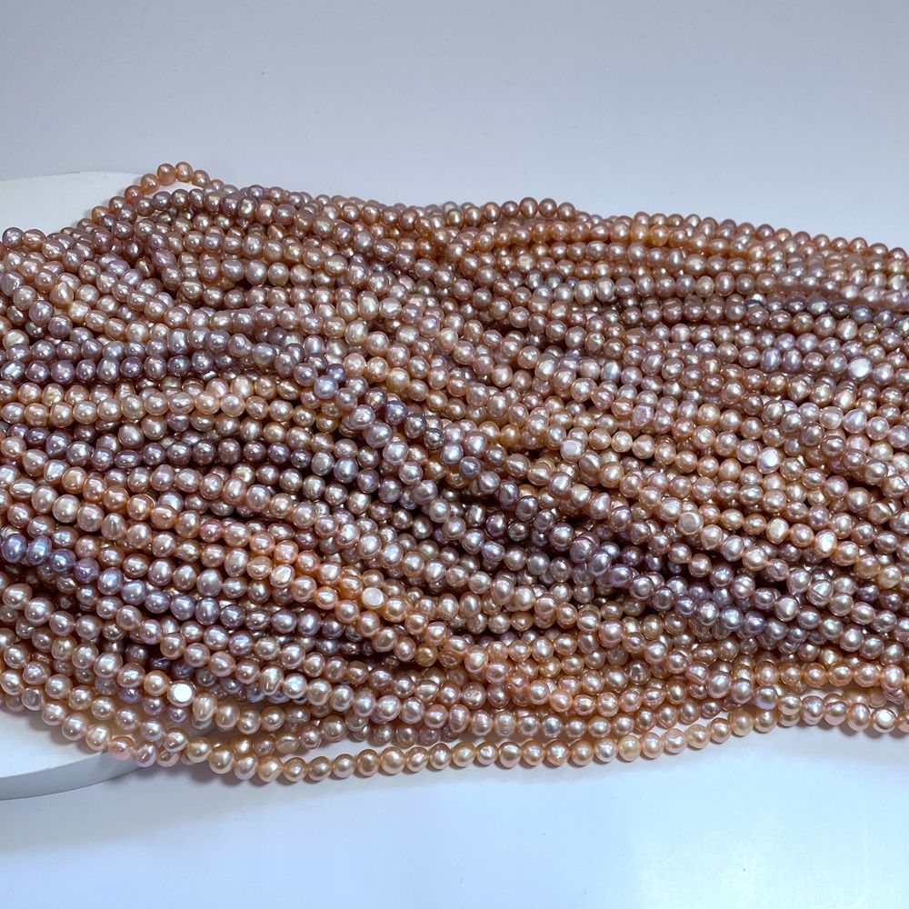 DIY天然异形淡水珍珠散珠6-7巴洛克手工制作手链项链饰品配件材料 - 图0