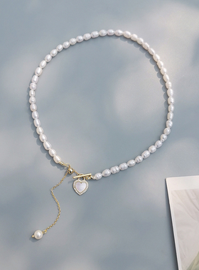 巴洛克珍珠项链女夏锁骨2024年