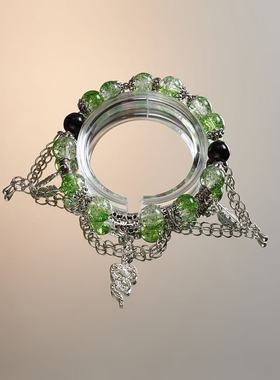 热销爆款四条装碎珠庭芜绿手链轻奢清新风闺蜜款手链礼物