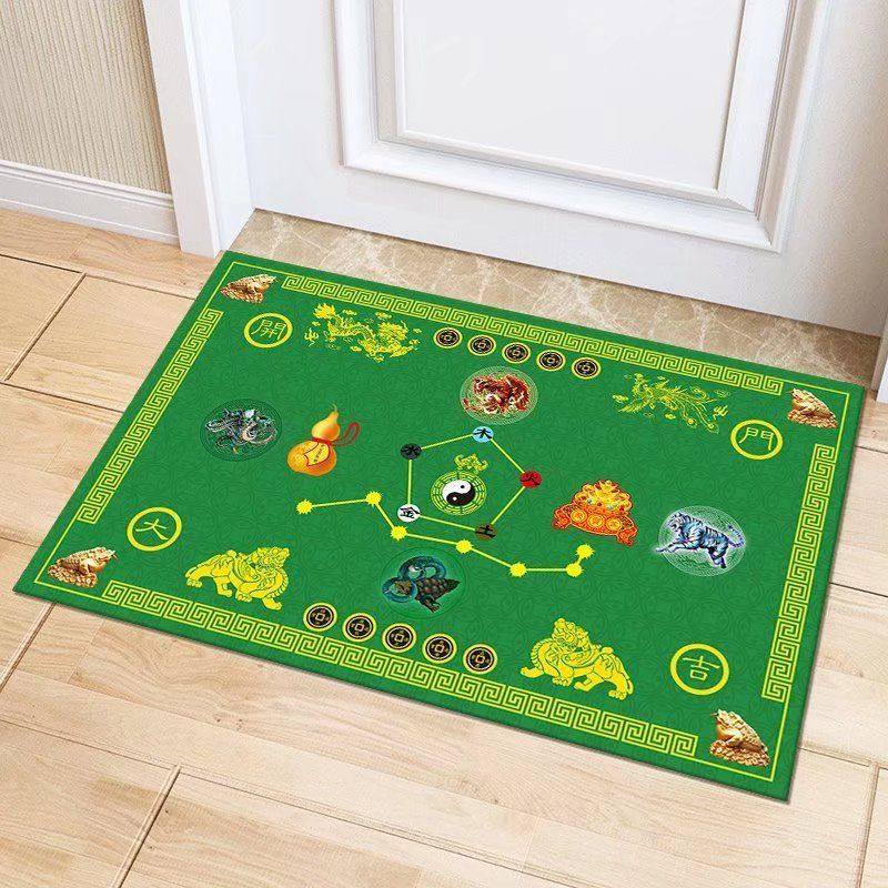 入户门地垫脚垫七星拱月地垫家用进门防滑门垫五帝钱葫芦纳福地垫,淘宝优惠券,粉丝福利购,淘宝优惠卷