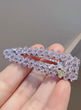 璀璨BB夹高级手工水晶气质发夹