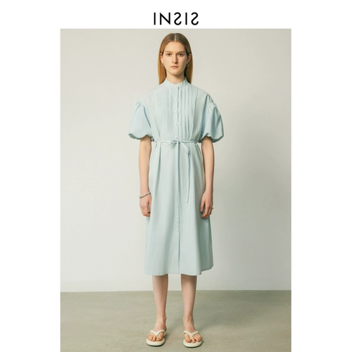 INSIS FEMME Летнее платье, дизайнерский корсет, длинная юбка, тренд сезона, короткий рукав