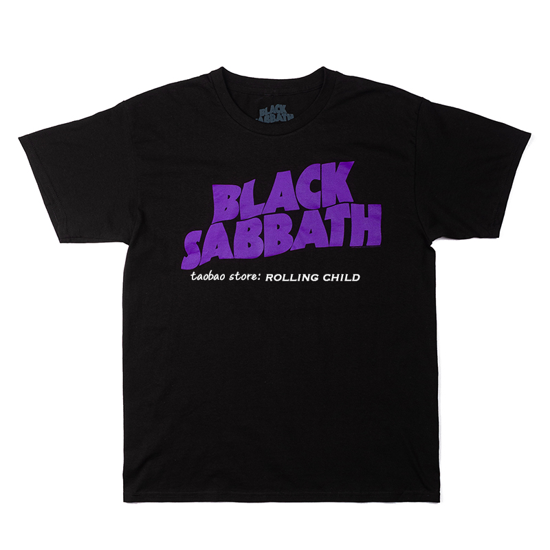 正版Black Sabbath黑色安息日乐队vintage摇滚短袖T恤b官方现行版 - 图3