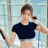 Одежда для йоги, эластичный спортивный комплект, штаны для тренировок, в обтяжку, по фигуре, короткий рукав, для бега