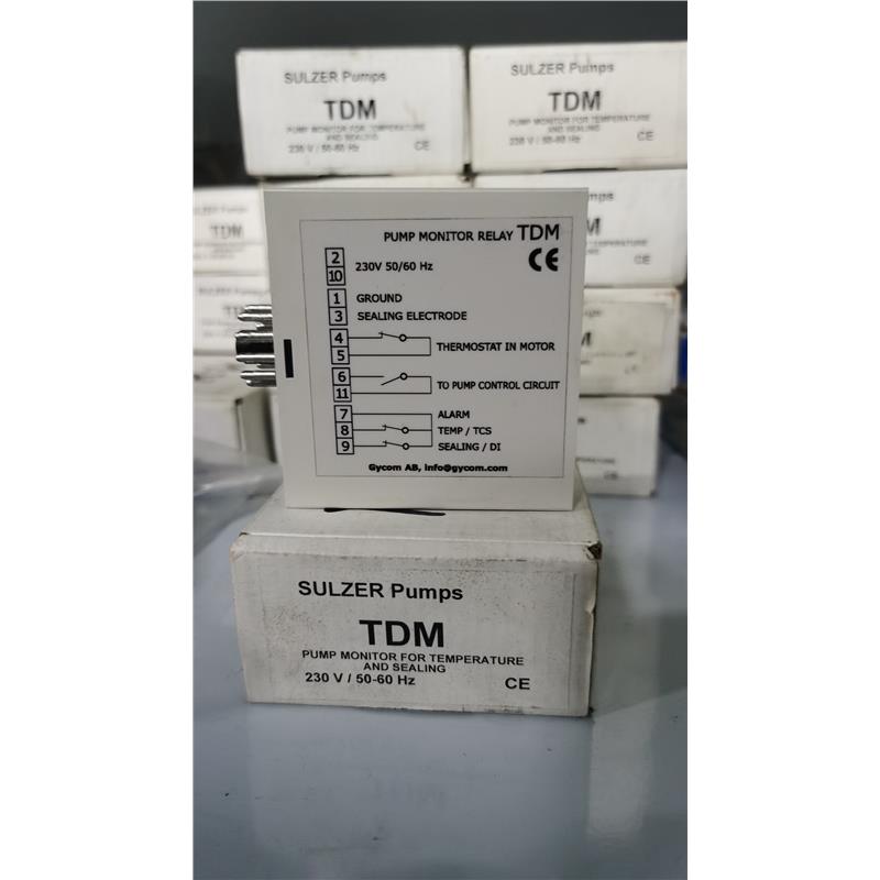 SULZER泵监控继电器 TDM全新现货议价-图0