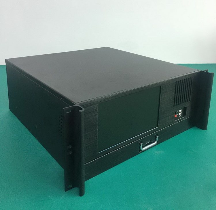 4U rack-mounted industrial control computer equipment computer with screen Computer with 8.9-inch screen and keyboard I3 I5