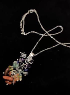 Vintage古着  Earth Fragments 项链 小众设计 轻复古Y2K 亚文化