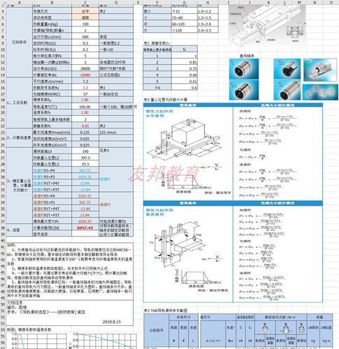 非标机械设计/电机/气缸/丝杆/带轮/齿轮结构选型自动计算图文版-图2