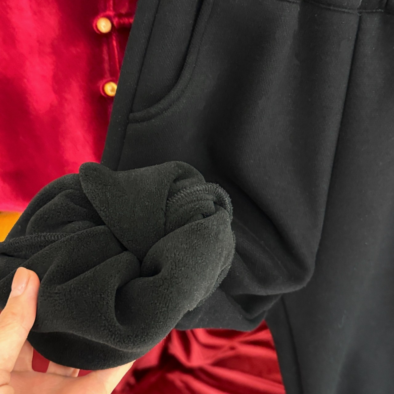 大小卷男女童裤子冬季中国风加绒儿童新中式休闲裤宝宝加厚卫裤,淘宝优惠券,粉丝福利购,淘宝优惠卷