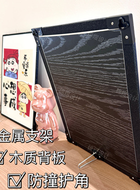 蜡笔小新客厅装饰画餐厅桌面卡通简约电视柜摆件多巴胺卧室床头画