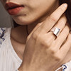 VIXTORM abstract design elegant style 925 silver ring