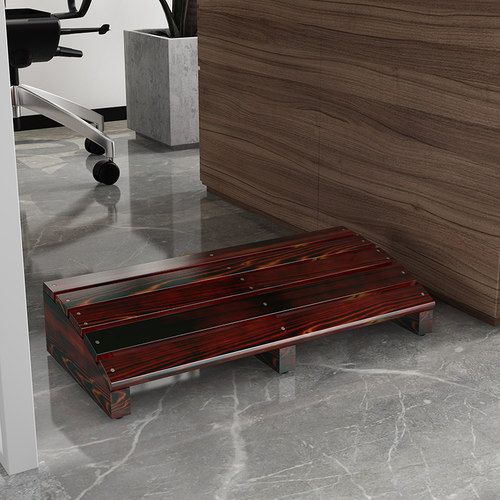 办公室垫脚神器家用踮脚台钢琴踩脚凳电脑桌垫脚凳实木脚踏板儿童 - 图0