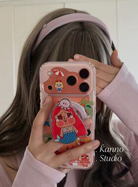 KANNO韩系手工爱心扣弹力发箍