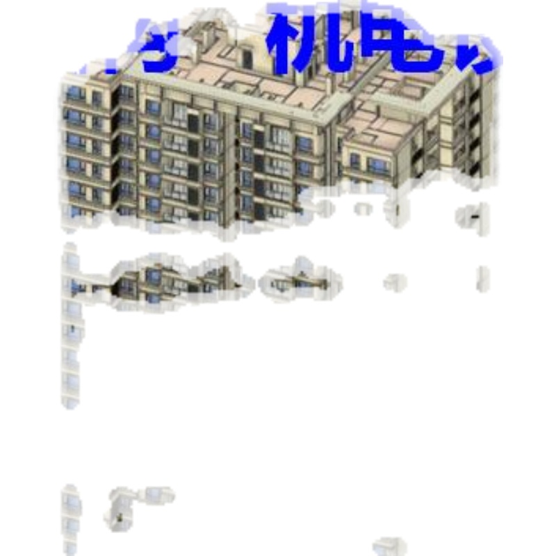 22层高层住宅BIM信息模型revit项目建筑结构土建机电MEP漫游案例-图0