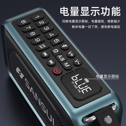 山水蓝牙音箱家用大音量无线便携式户外小音响高音质超重低音炮 - 图1