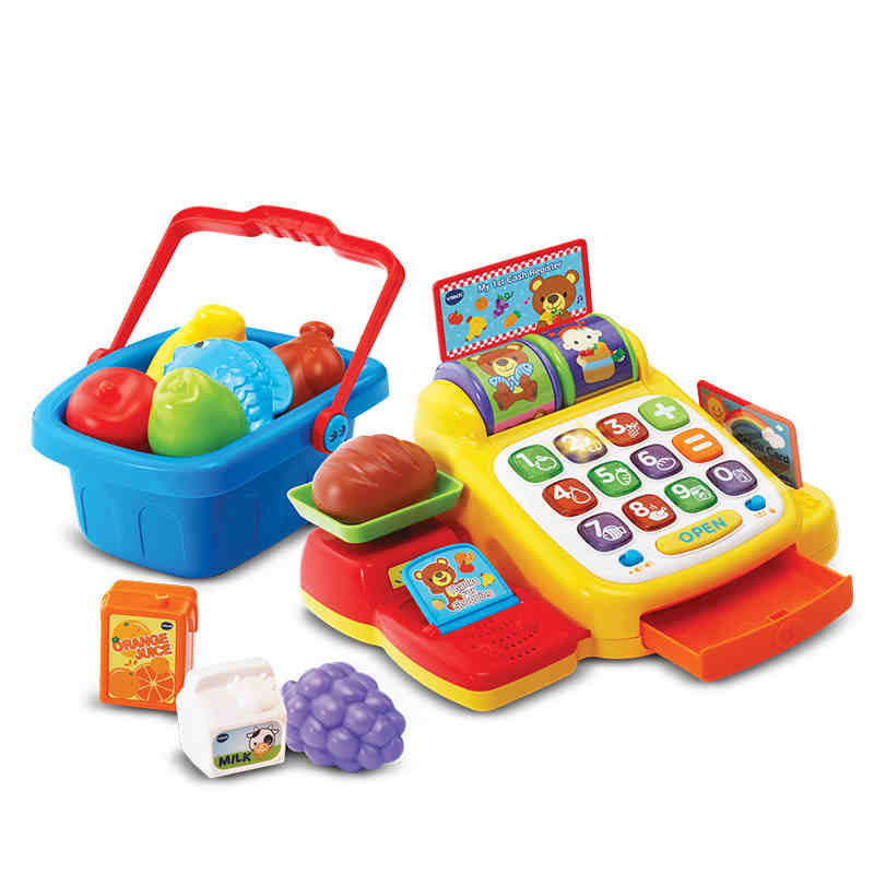 伟易达vtech趣味算术收银机 儿童仿真过家家角色扮演超市购物玩具 - 图3